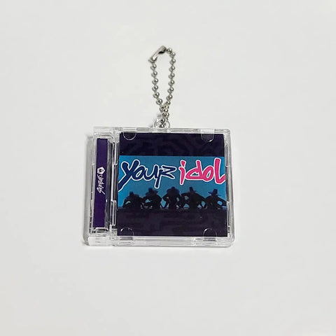 K-Pop Demon Hunters Lion Boys Your Idol Concept CD Miniature Keyring