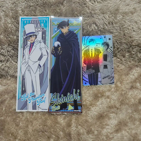 Detective Conan Sticker Hologram Card Shinichi Kaito Kid Bundle