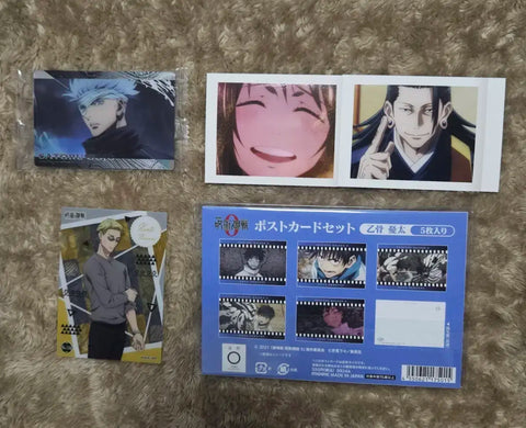 Jujutsu Kaisen Gojo Wafer, Nanami Clear Card, Yuta Postcard Set, Pasha