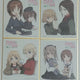 Girls und Panzer the Movie Week 1 Bonus Color Paper Complete Set