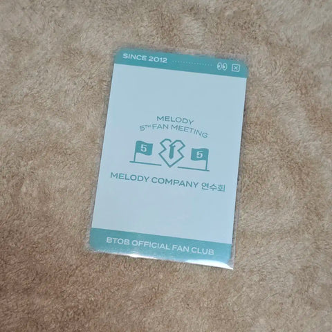 BTOB 5th Fan Meeting Yook Sung-jae Trading Card