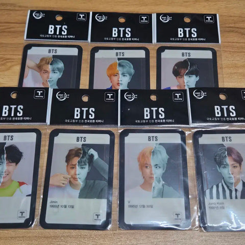 Selling an unopened BTS T-money card.