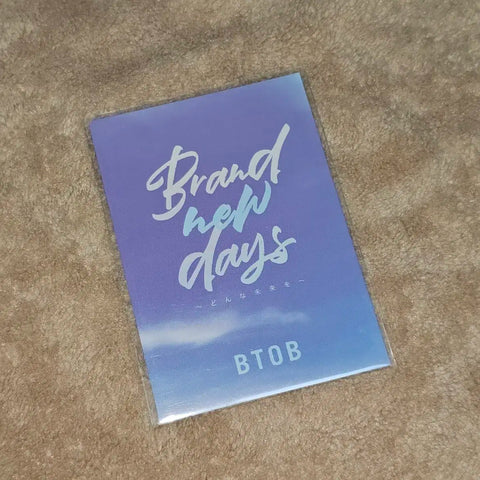 Yook Sung-jae Brand New Day Japan Photocard _ BTOB