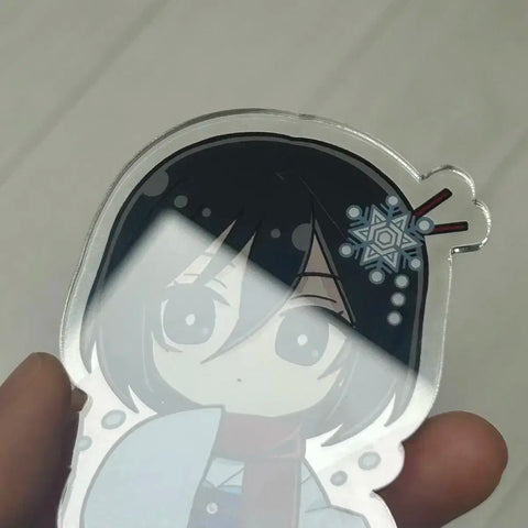 Attack on Titan Collaboration Cafe Hyakki Yagyō Series Character Acrylic Stand Mikasa