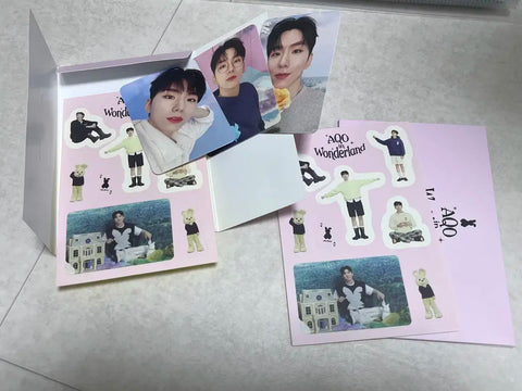 Selling Monsta X Kihyun ACO sticker four-cut photo.