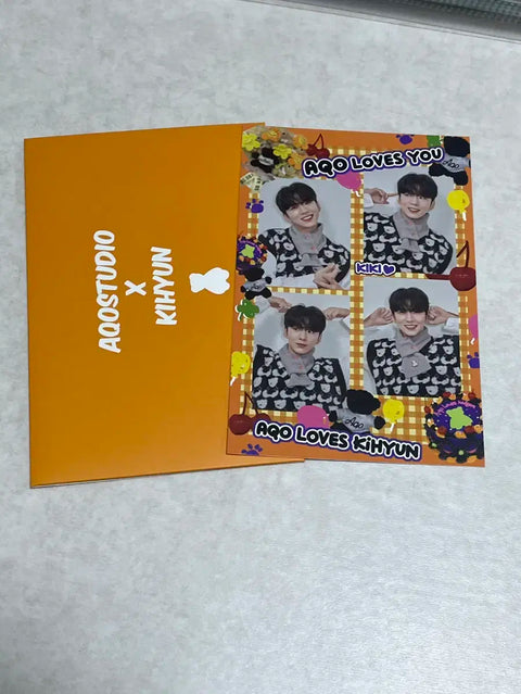 Selling Monsta X Kihyun ACO sticker four-cut photo.