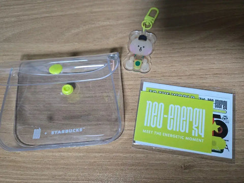 NCT Dream Jisung Starbucks pouch sticker keyring