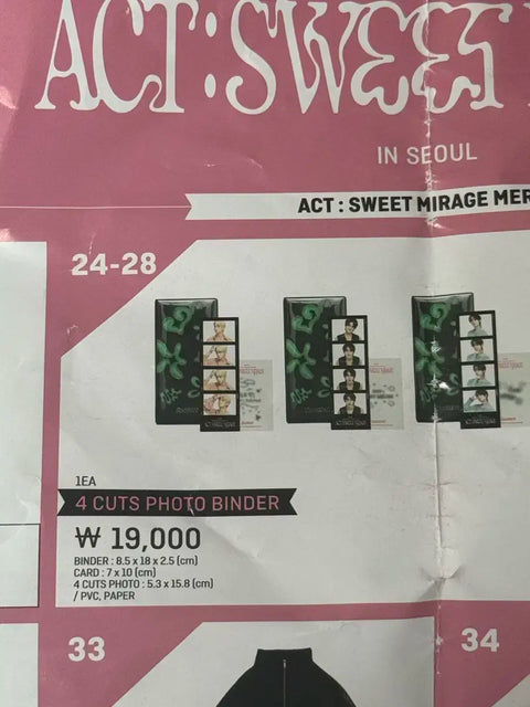 TXT Sweet Mirage Life4Cut Binder