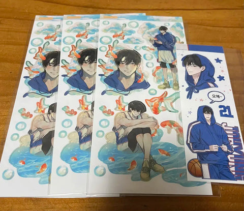 Garbage Time Gapta Park Byung-chan Unofficial Goods Stickers Batch Transfer