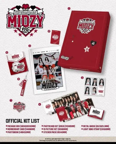 ITZY 4th Fan Club Kit Sale