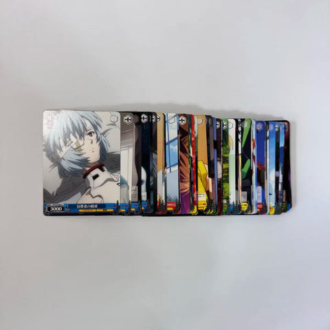 Evangelion Rebuild Weiss Schwarz 70 cards no duplicates