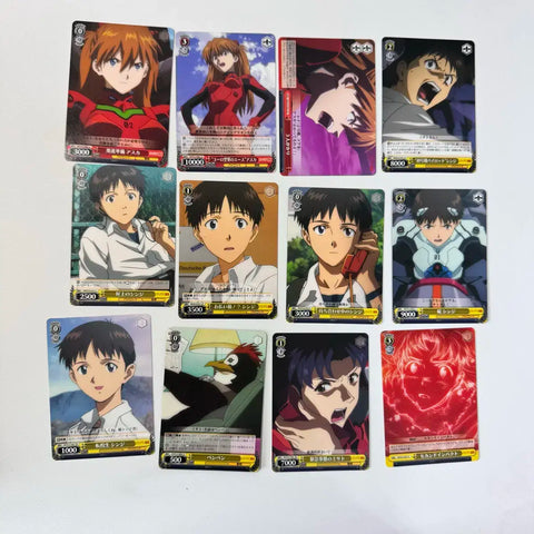 Evangelion Rebuild Weiss Schwarz 70 cards no duplicates