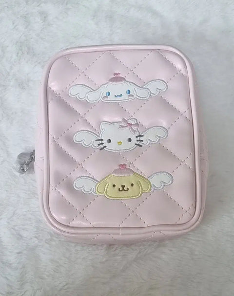 Sanrio Hello Kitty 50th Anniversary Pink Quilted Pouch