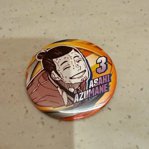 Haikyuu Asumane Asahi Can Badge