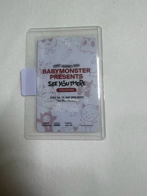 BABYMONSTER Ahyeon Photocard Poca Unreleased Photo Beumon