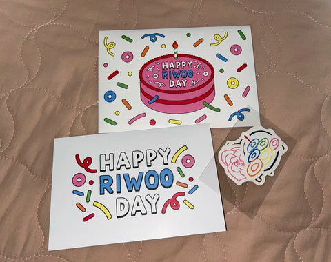 BOYNEXTDOOR BONECD Rio Birthday MD Pop-up Card Set