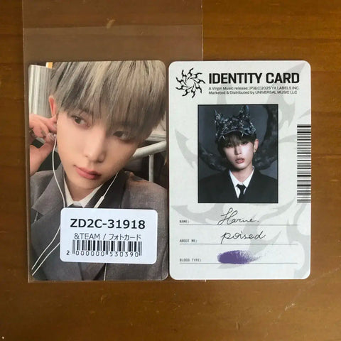 &TEAM Harua Yue-Lang Coin Blue Universal Unreleased Photocards Transfer Sale Group Order Benefit