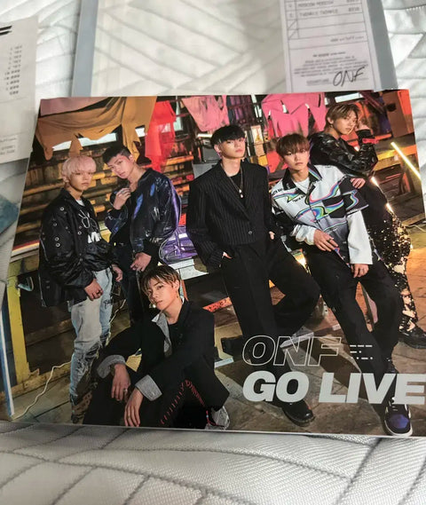 ONF Go Live album, simple opening, urgent sale.