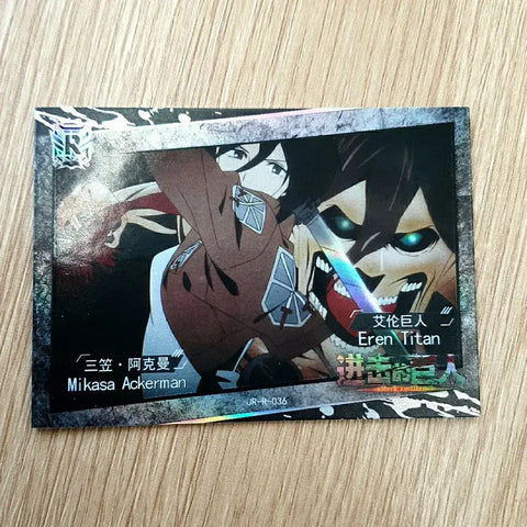 Attack on Titan Mikasa card Attack on Titan