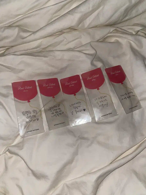 Red Velvet Bookmark Unopened