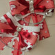 Custom light stick decoration Heart concept, red ribbon