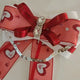 Custom light stick decoration Heart concept, red ribbon