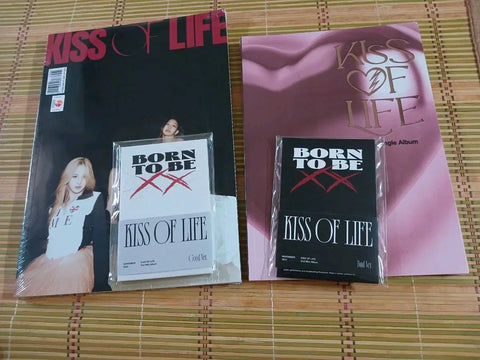 KISS OF LIFE Shhh & Midas Touch & Born to be unopened album bundle photocard