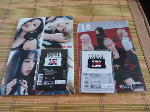 KISS OF LIFE Shhh & Midas Touch & Born to be unopened album bundle photocard