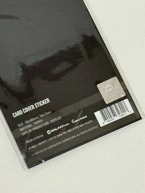 9 card cover stickers