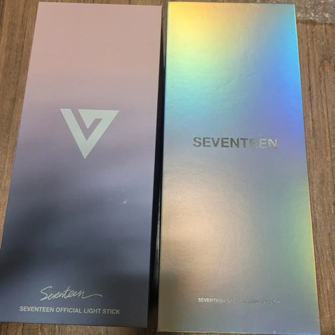 SEVENTEEN light stick Carat Bong (old version, older version, new version) all together for sale.