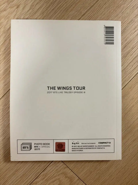 BTS The Wings Tour Photobook
