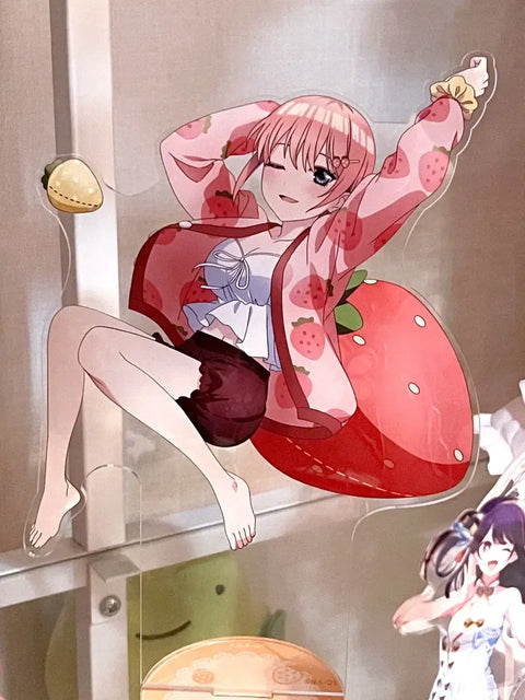Bộ 5 nhân vật Quintessential Quintuplets Nakano Ichika Strawberry - Hình mẫu cô gái xinh đẹp trang trí phòng