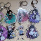 Demon Slayer character acrylic keychain/rubber keychain