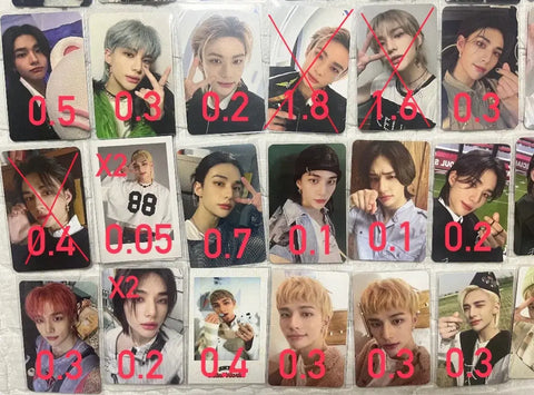 Bán/chuyển nhượng photocard Stray Kids