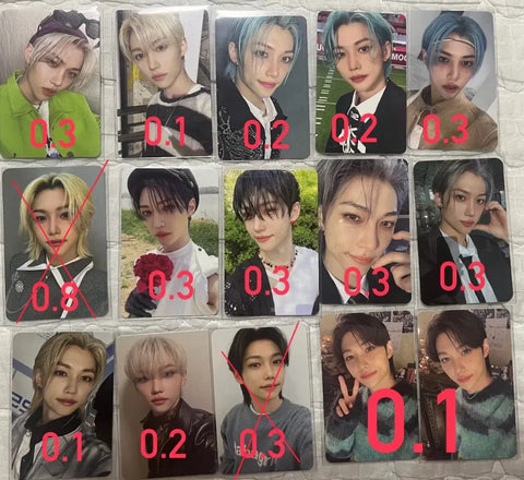 Bán/chuyển nhượng photocard Stray Kids