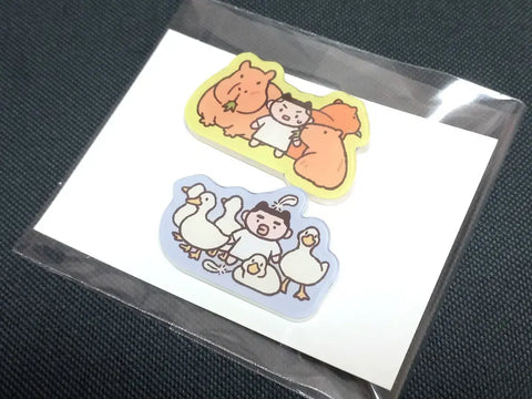 Slam Dunk Woosung Myungheon Woomyeong Boob Acrylic Magnet