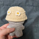 Knitted Bucket Hat for 10cm Doll