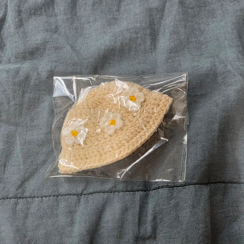 Knitted Bucket Hat for 10cm Doll