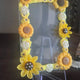Handmade sunflower "top-kkude" (deco-toploader) for fangirling/fanboying for sale.