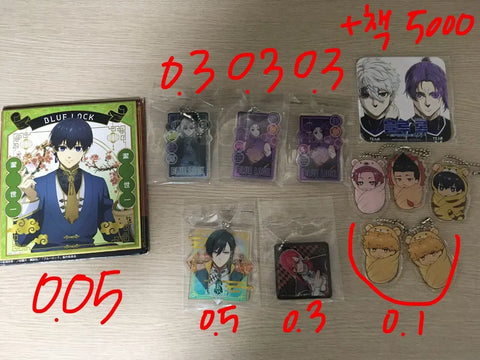 Khóa màu xanh Isagi Itoshi Rin Chigiri Shikishi Móc khóa acrylic Gacha Rạp chiếu phim Phần thưởng độc quyền