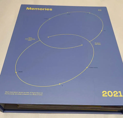 BTS 2021 Memories Photo Postcard Photobook DVD