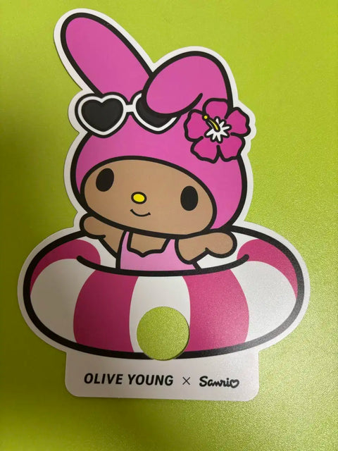 Olive Young Olyoung Sanrio Pop-up Fan Tanning My Melody Mamel