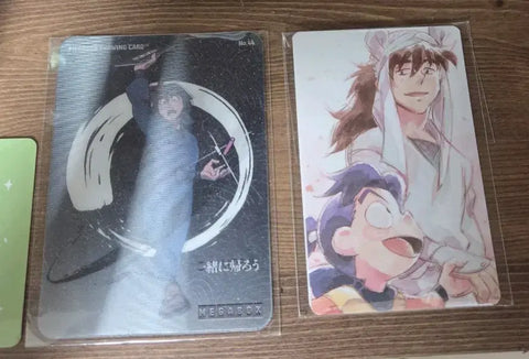 Selling Nintama Rantarou bonus items.