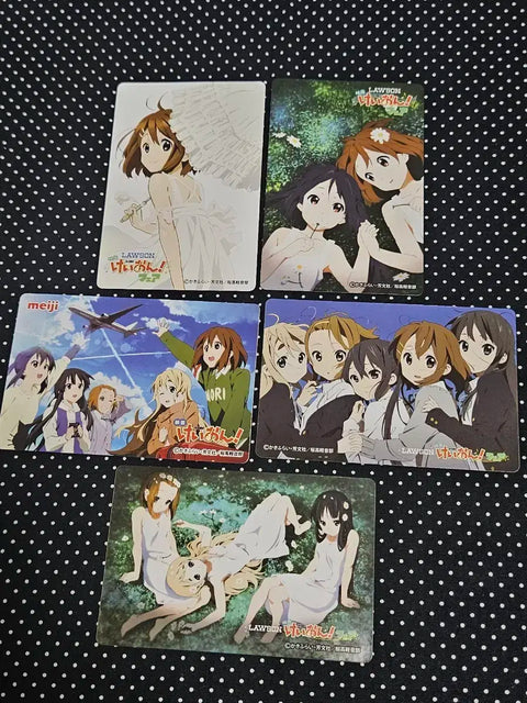 K-On! BIG Card Sticker Cute Girl