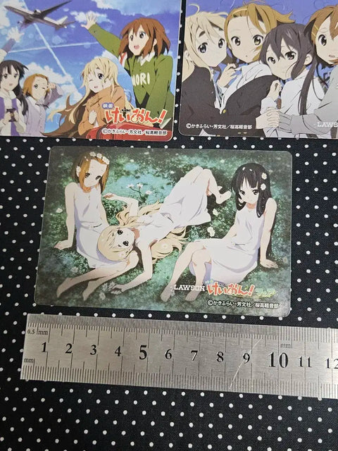 K-On! BIG Card Sticker Cute Girl