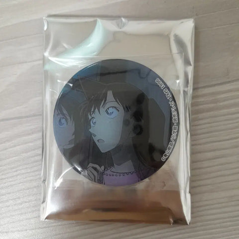 Detective Conan 100 Dollar Pentagram TMS Pop-up Contemplative Window Ran Mori Yumi Ran Can Badge