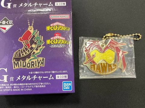 My Hero Academia Hawks Metal Charm MHA