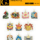 My Hero Academia Hawks Metal Charm MHA