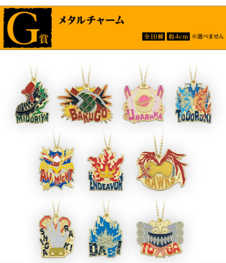 My Hero Academia Hawks Metal Charm MHA