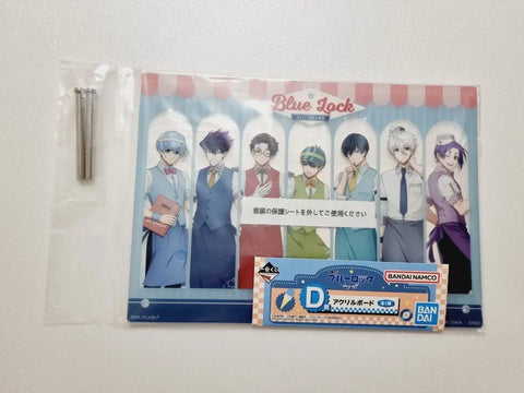 Blue Lock Kuji Day Off Bảng acrylic chưa mở Nagi Reo Isagi Rin Hiori